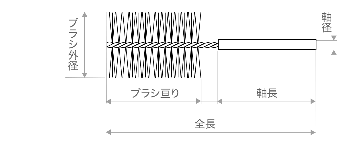 チューブブラシ製作図